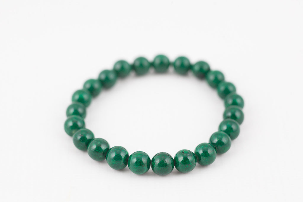 green marble stone bracelet - davidshurlan